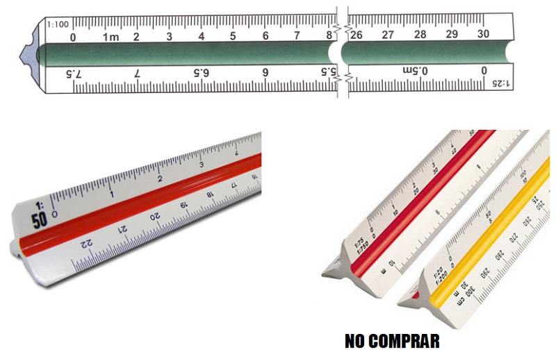 Escalímetro de 6 escalas
