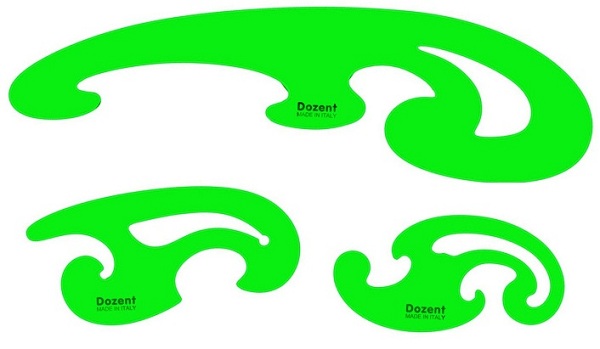 Juego de pistoletes (curvas francesas)